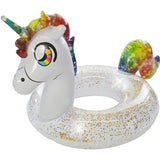 Jumbo 48" Glitter Rainbow Pool Tube