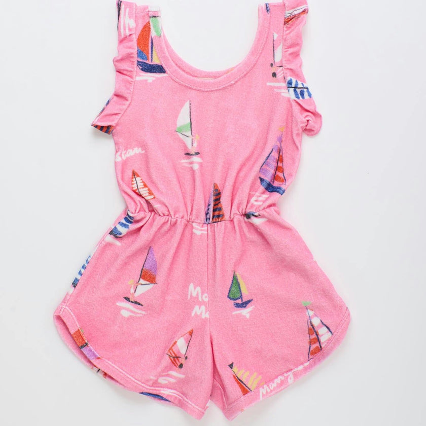 BARCOS TOWEL JUMPSUIT PINK
