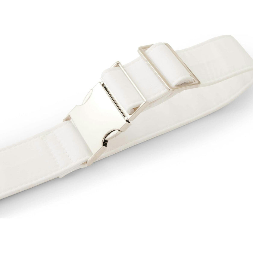 Silver Metallic Belt Bag