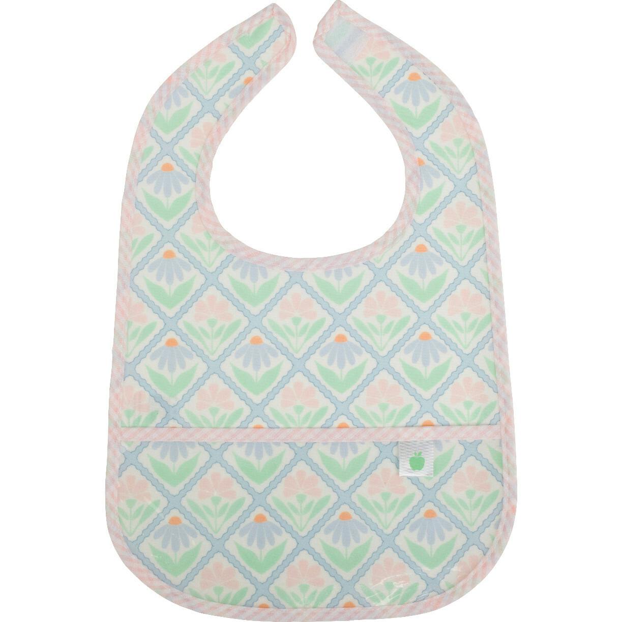 The Wipe It Bib in Pastel Floral