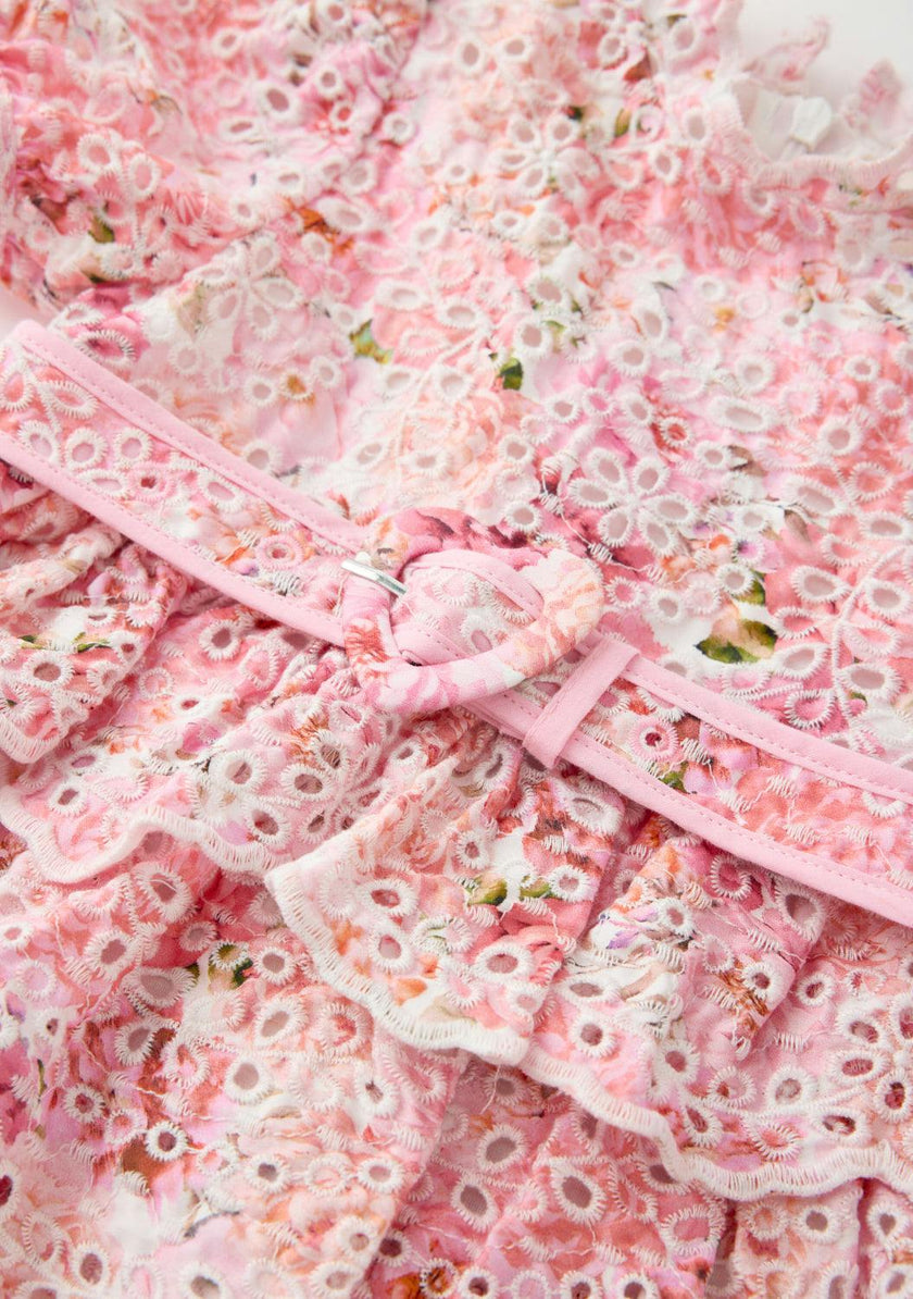 Julietta Cotton Embroidered Mini Dress (Baby)