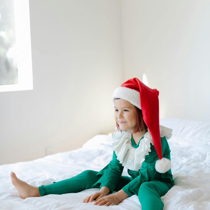 Green Holiday Elf Pajama Costume