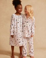 Kid's Twill Pajama Set in Trick or Treat