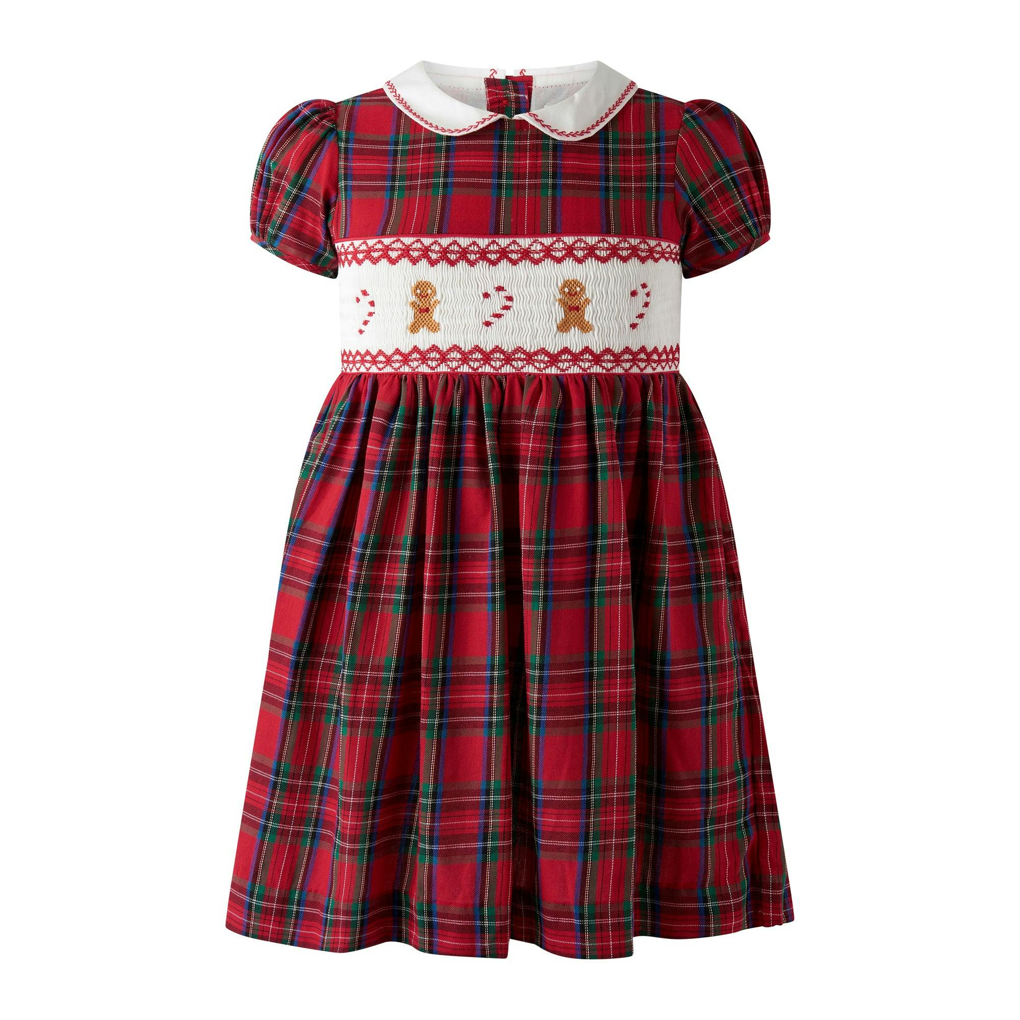 Gingerbread Smocked Dress