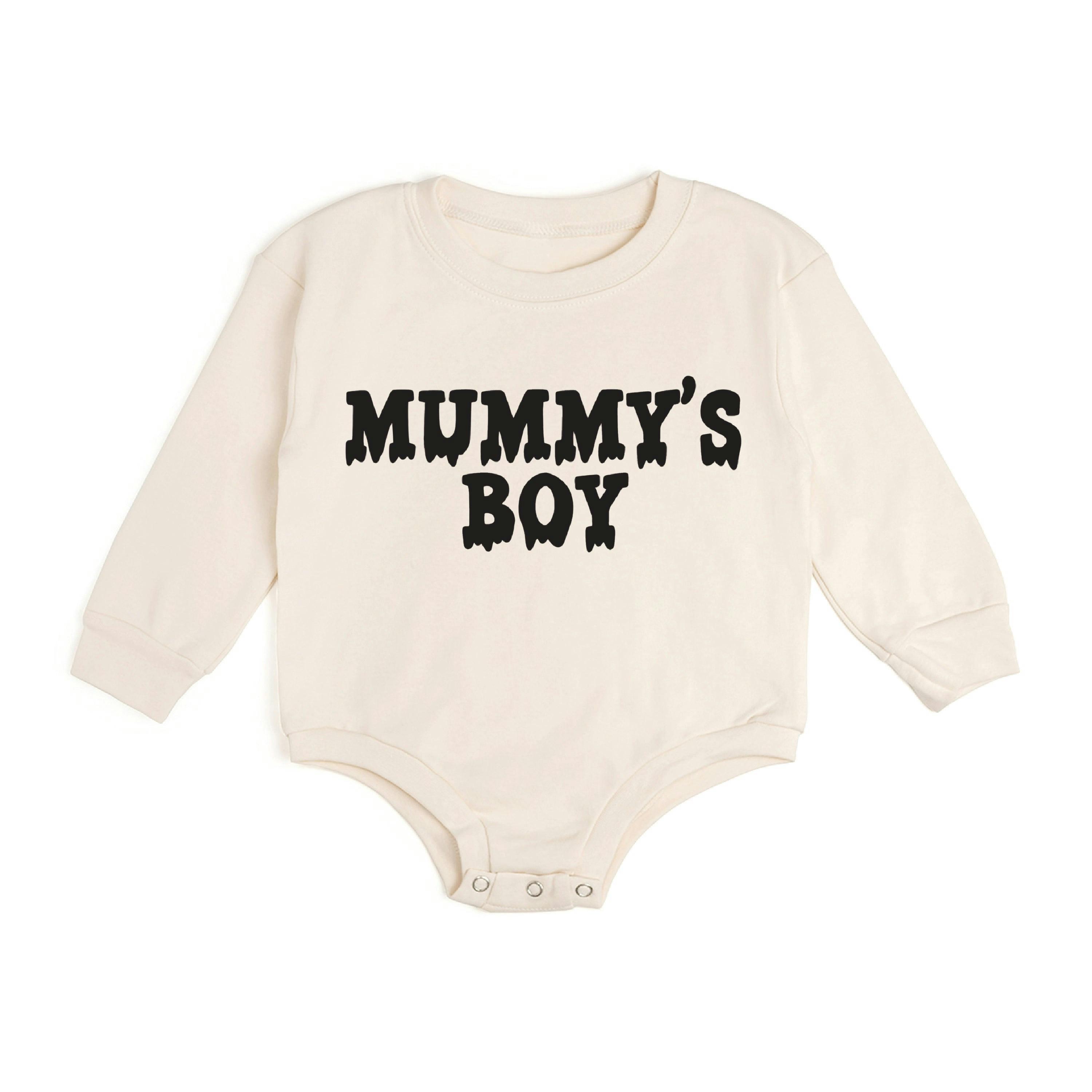 Mummy's Boy Halloween Long Sleeve Romper