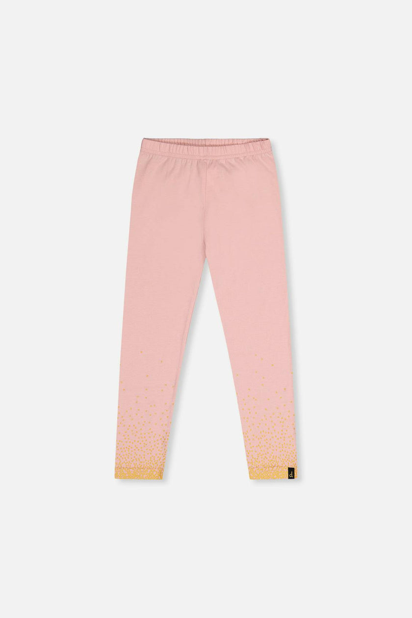 Organic Cotton Leggings Pale Dusty Pink