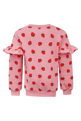 Strawberry Ruffle Joggers Set