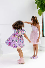 Lavender Haze Gems Bubble Dress