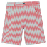 TARTINE ET CHOCOLAT Striped Cotton Shorts - Rouge