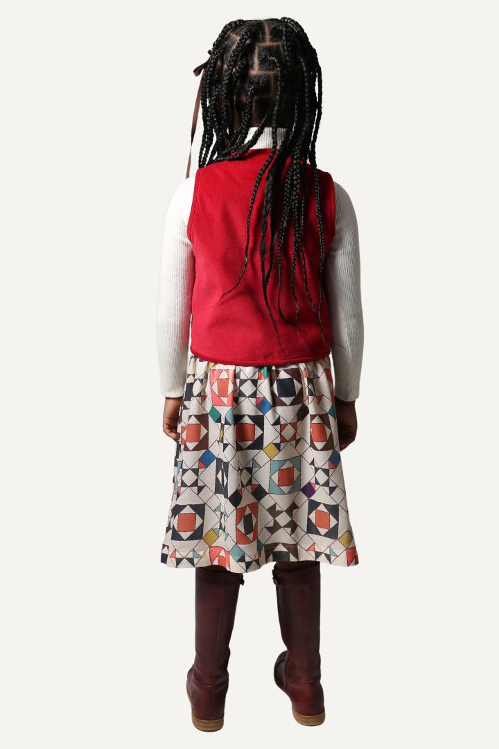 LUNA SMOCKED SKIRT