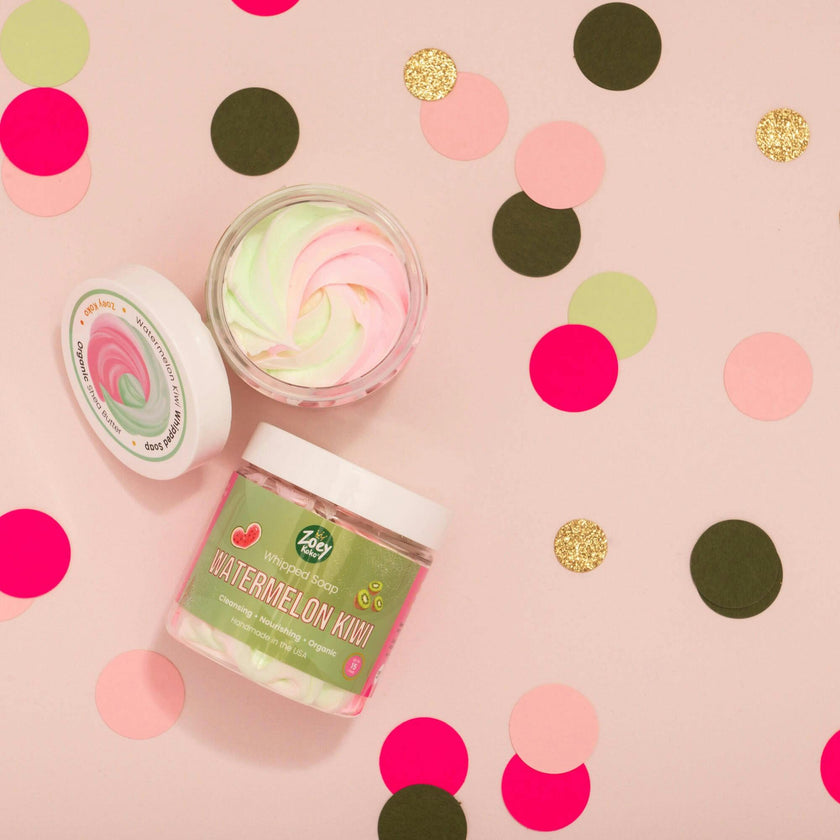 Watermelon Kiwi Whipped Soap