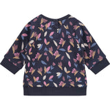 Allover Flower Print Sweatshirt