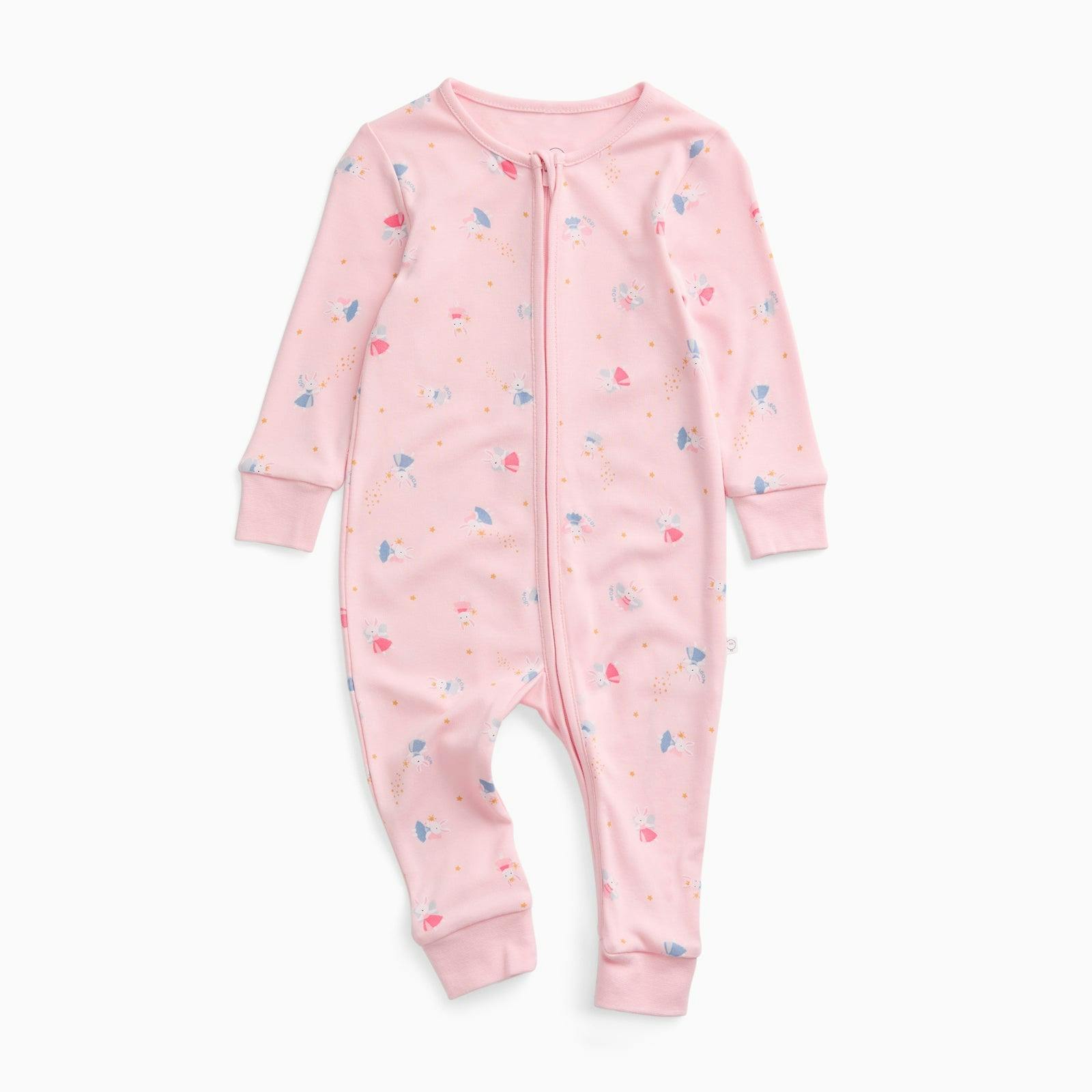 Enchanted Bunnies Clever Zip Romper