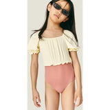 Mipounet SS26 Elise, Swimwear Ecru Terracota