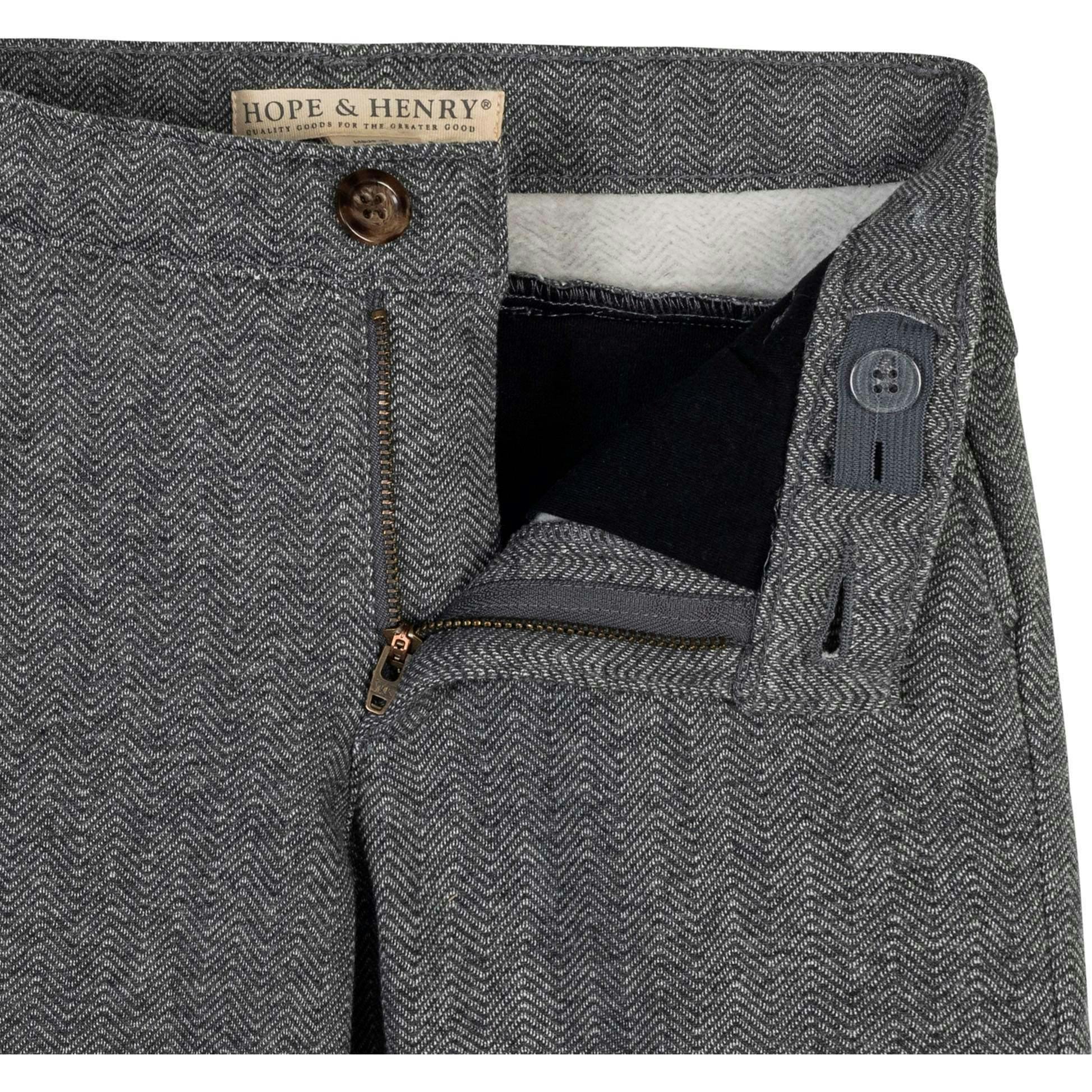 Fleece Suit Pant Made with Organic Cotton, Grey