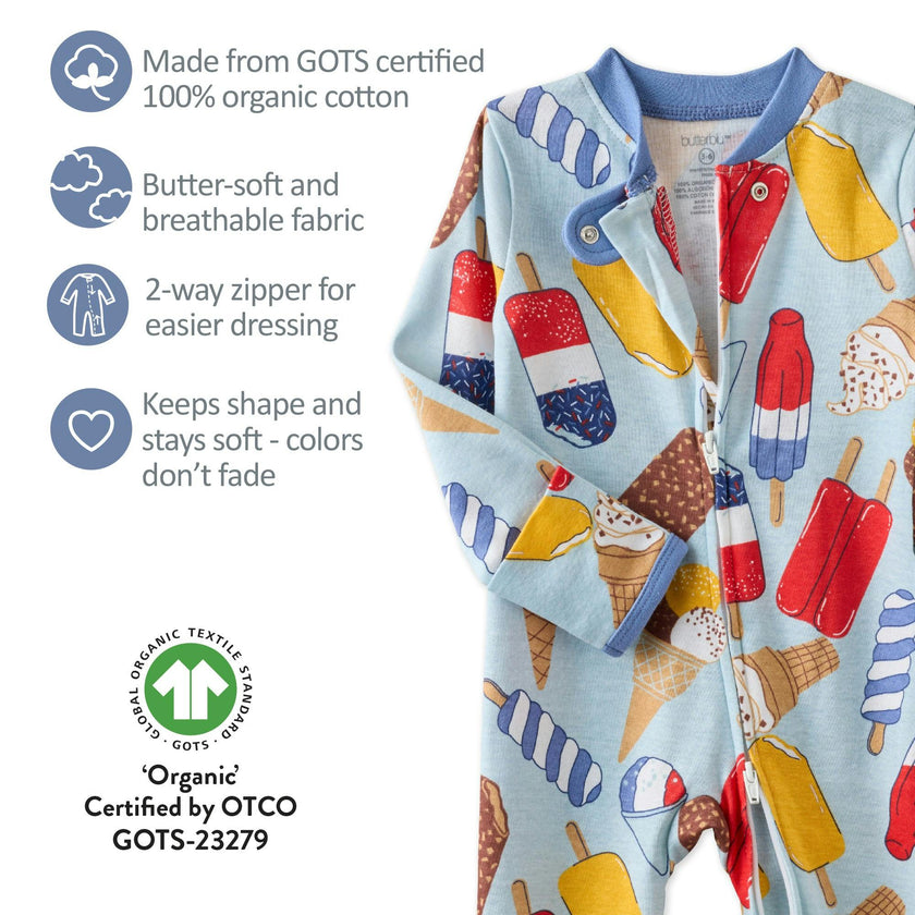 SHADOW Sleep & Play Baby Pajamas for Boys & Girls