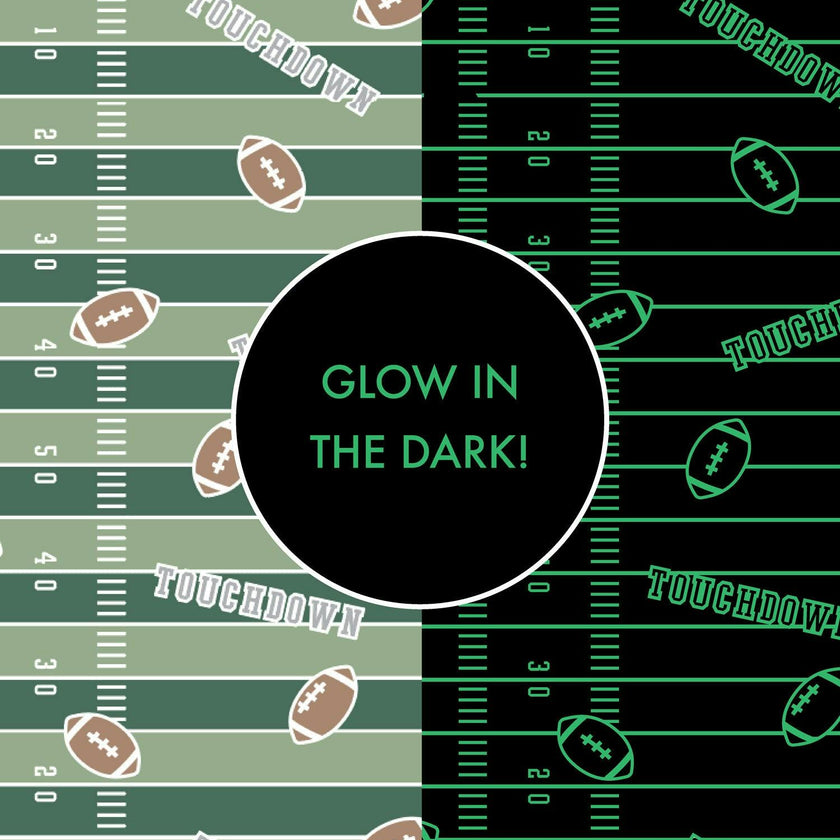 Football Field - Glow in the Dark - Long Sleeve Loungewear Set