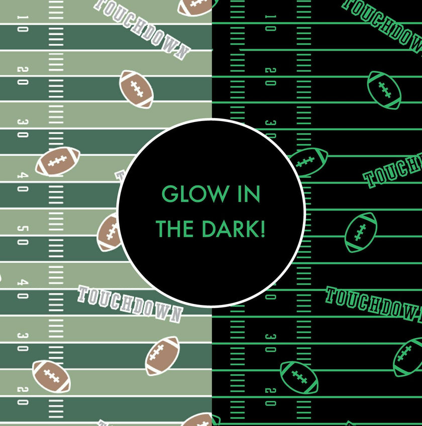 Football Field - Glow in the Dark - Long Sleeve Loungewear Set