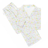 Charleston Women’s Button Front Long Pajama Set
