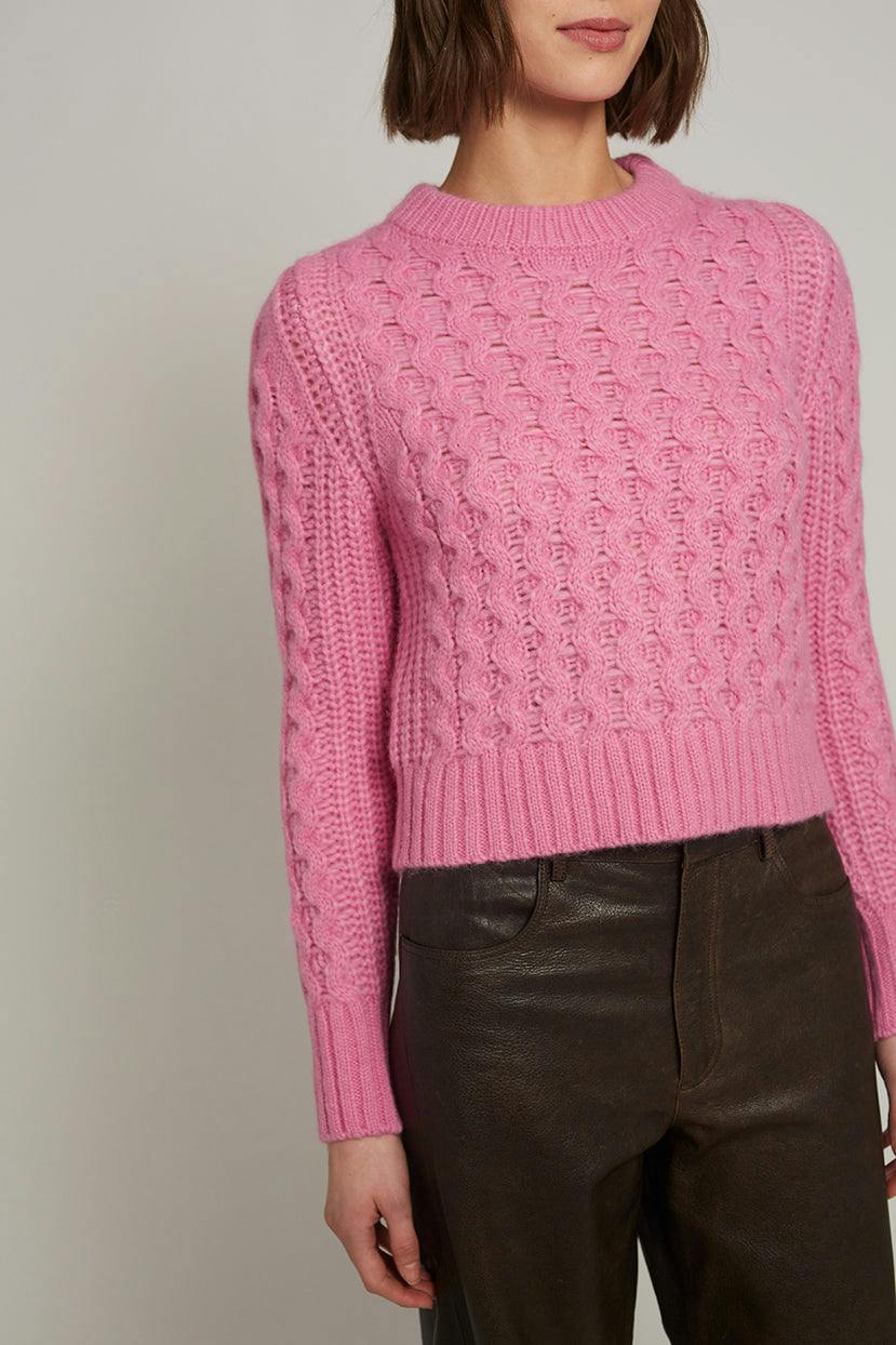 AMARA SWEATER | TAFFY PINK