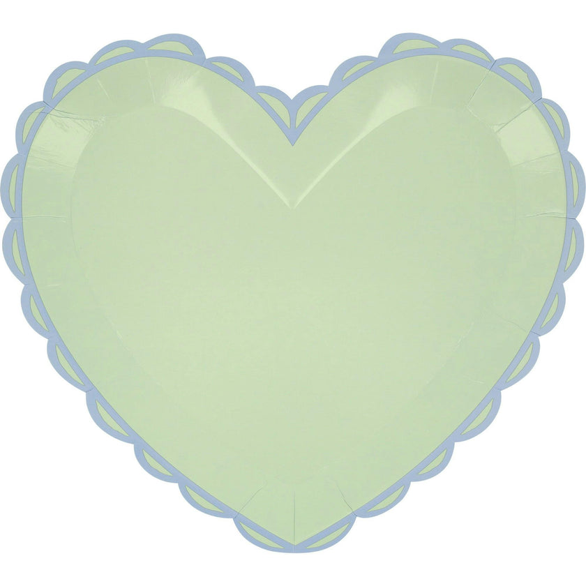 Pastel Heart Large Plates