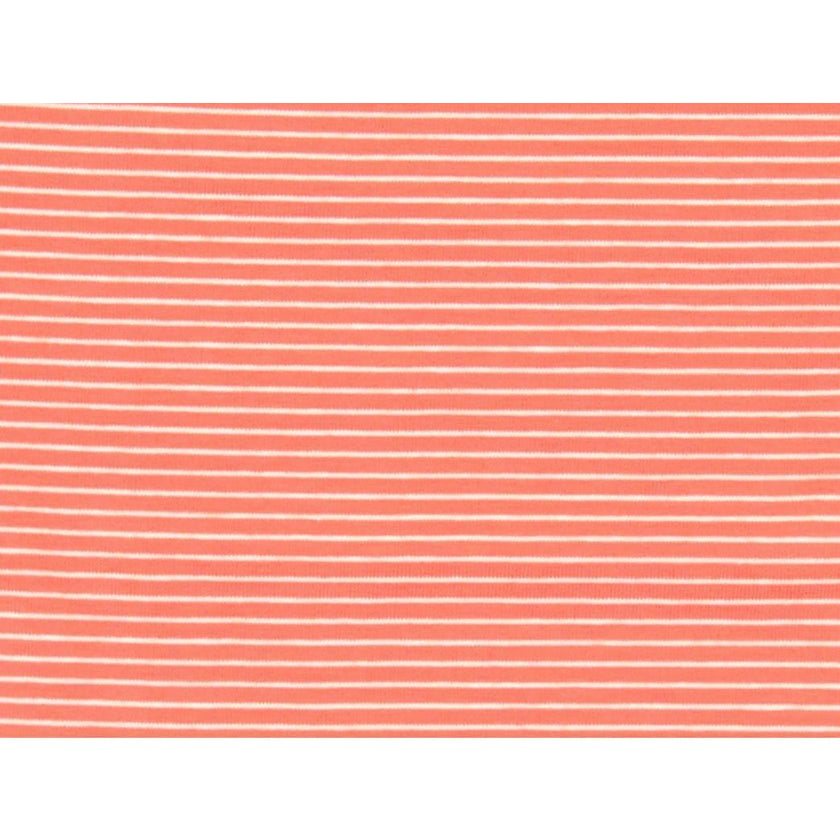 Nina Cap Sleeve Bateau Tee, Melon Ministripe