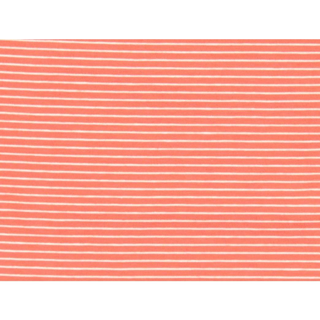 Nina Cap Sleeve Bateau Tee, Melon Ministripe
