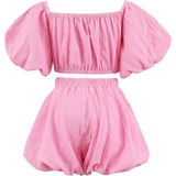 Pink Hailey Bow Bubble Set