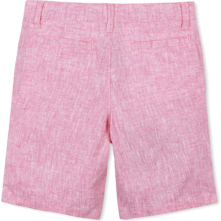 Linen Blend Short, Pink