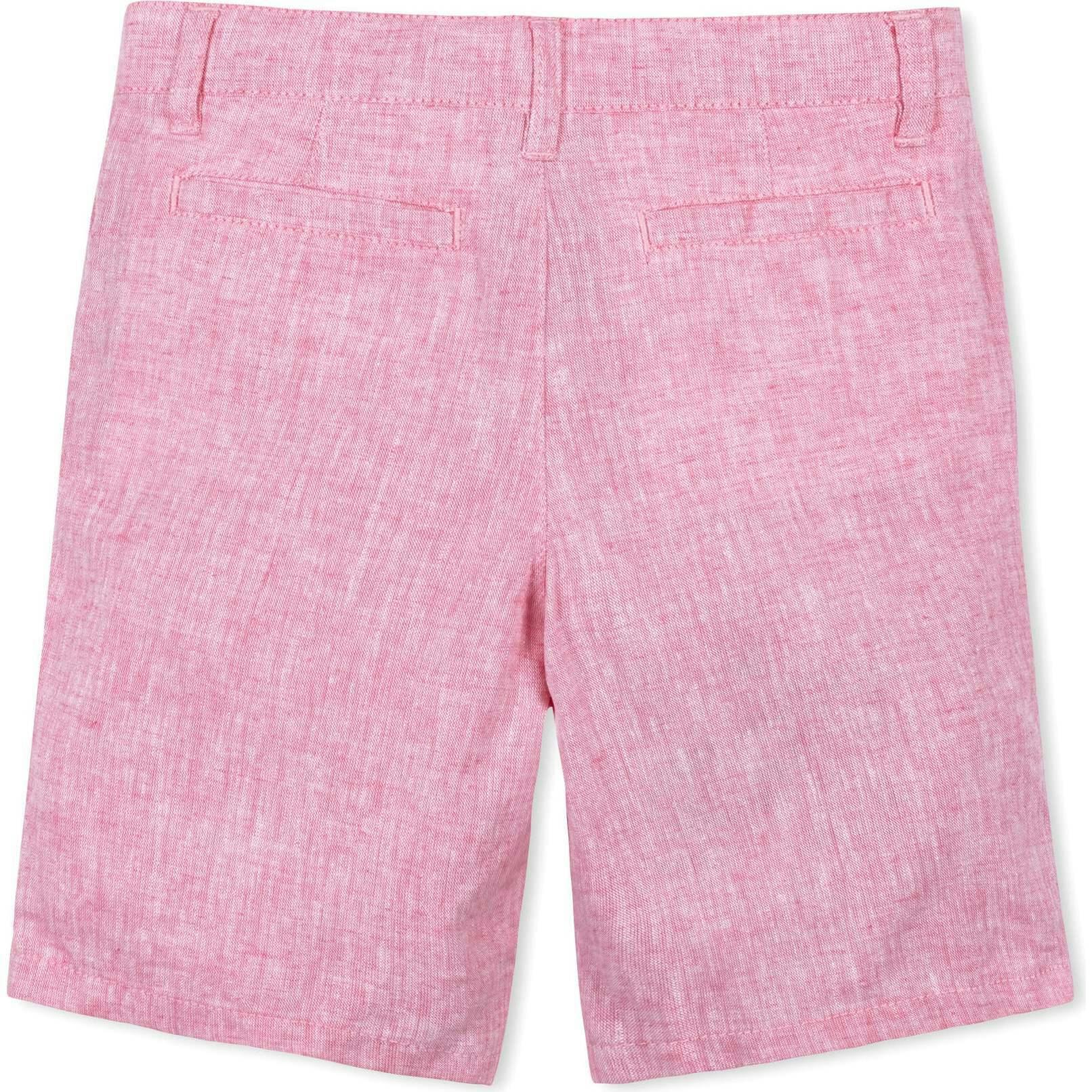 Linen Blend Short, Pink