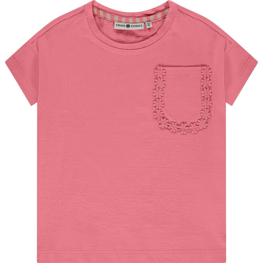 Flower Pocket T-Shirt