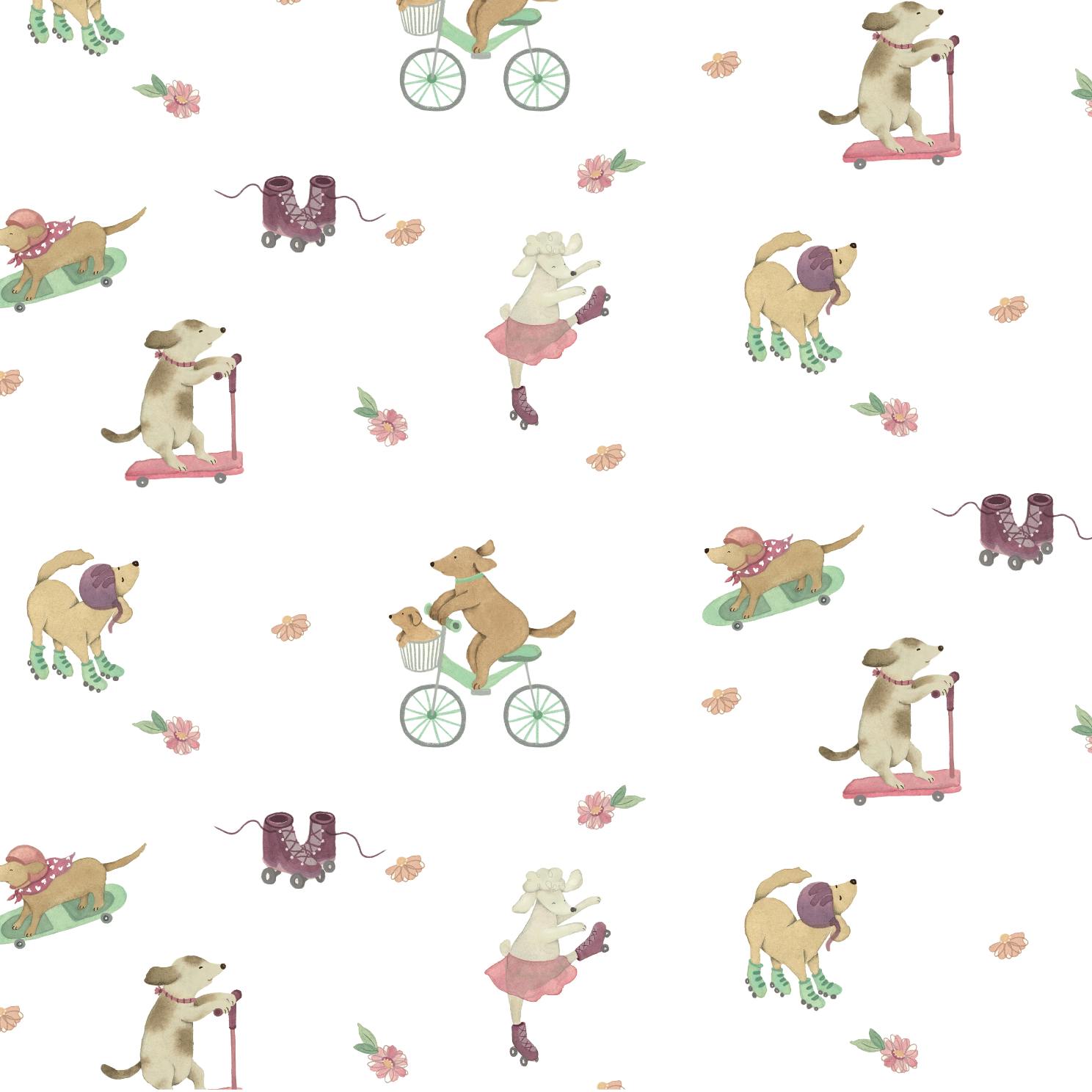 Roller Pups Girl Pima Cotton Sleep Sack