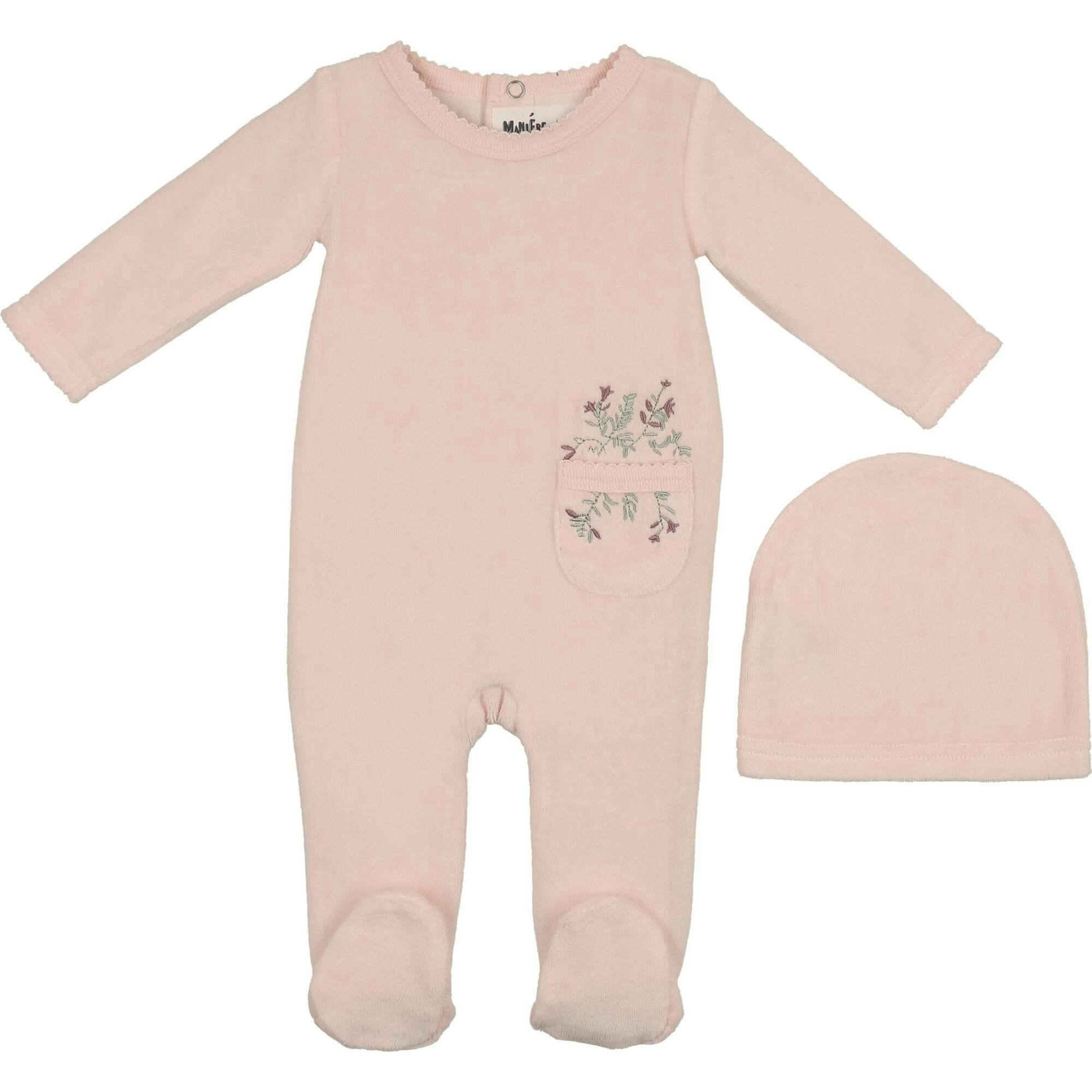 Velour Pocket Footie
