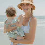 baby sea marsh floral flutter tank bloomer set