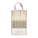 Metallic Glitter Birthday Candles (set of 10)