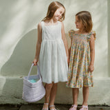 Lavender Stripe Quilted Easter Bucket