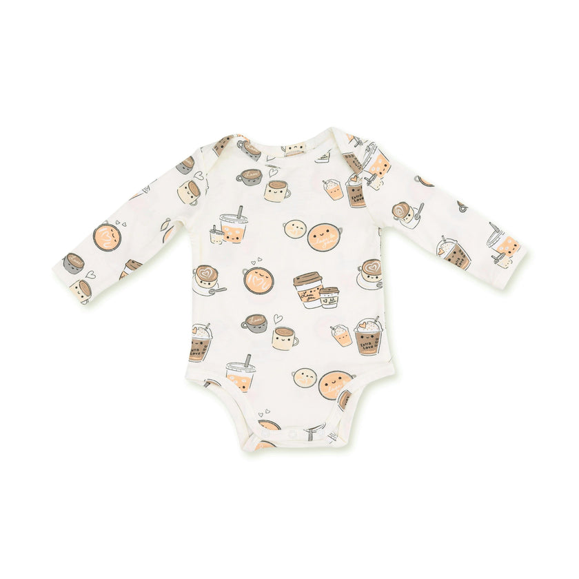 Love You A Latte - Long Sleeve Bodysuit