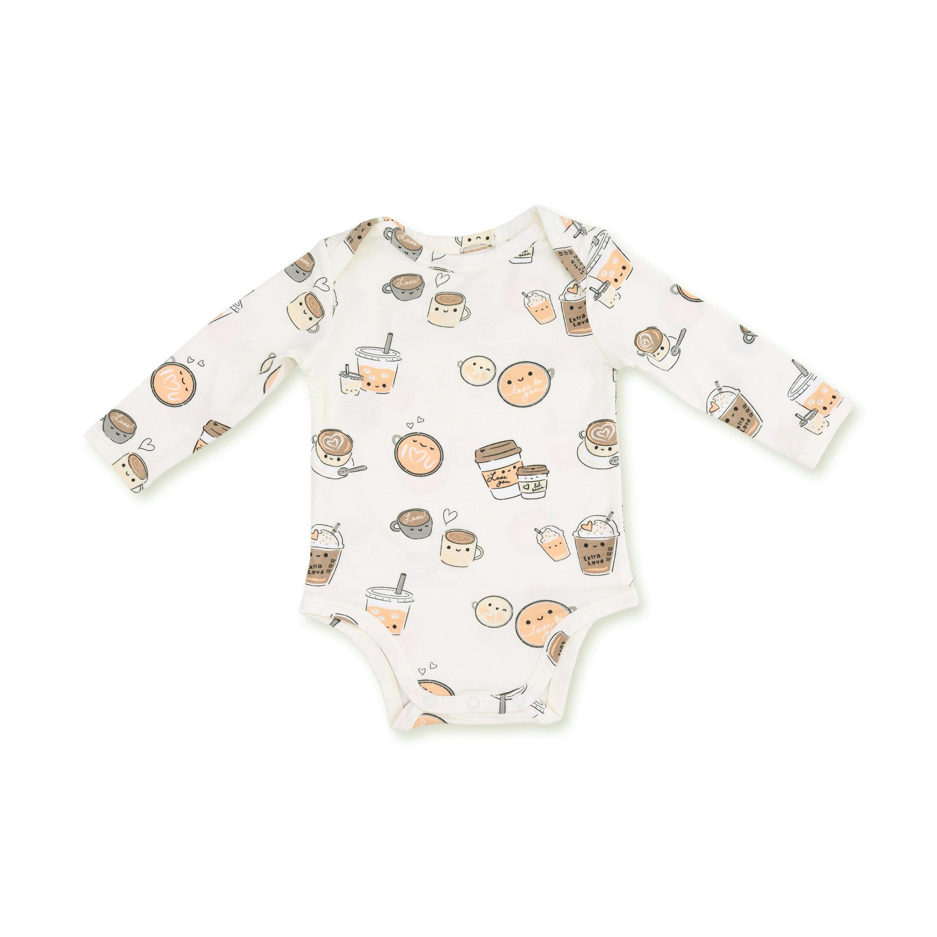 Love You A Latte - Long Sleeve Bodysuit