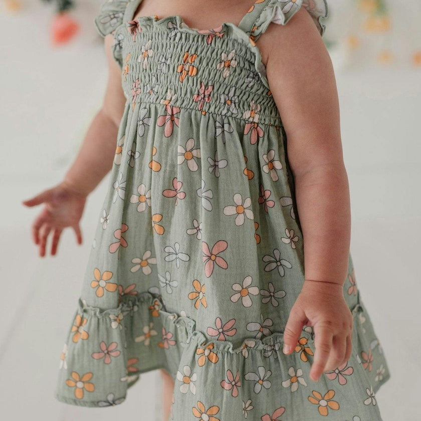 Baby Girl Flutter Dress Set
