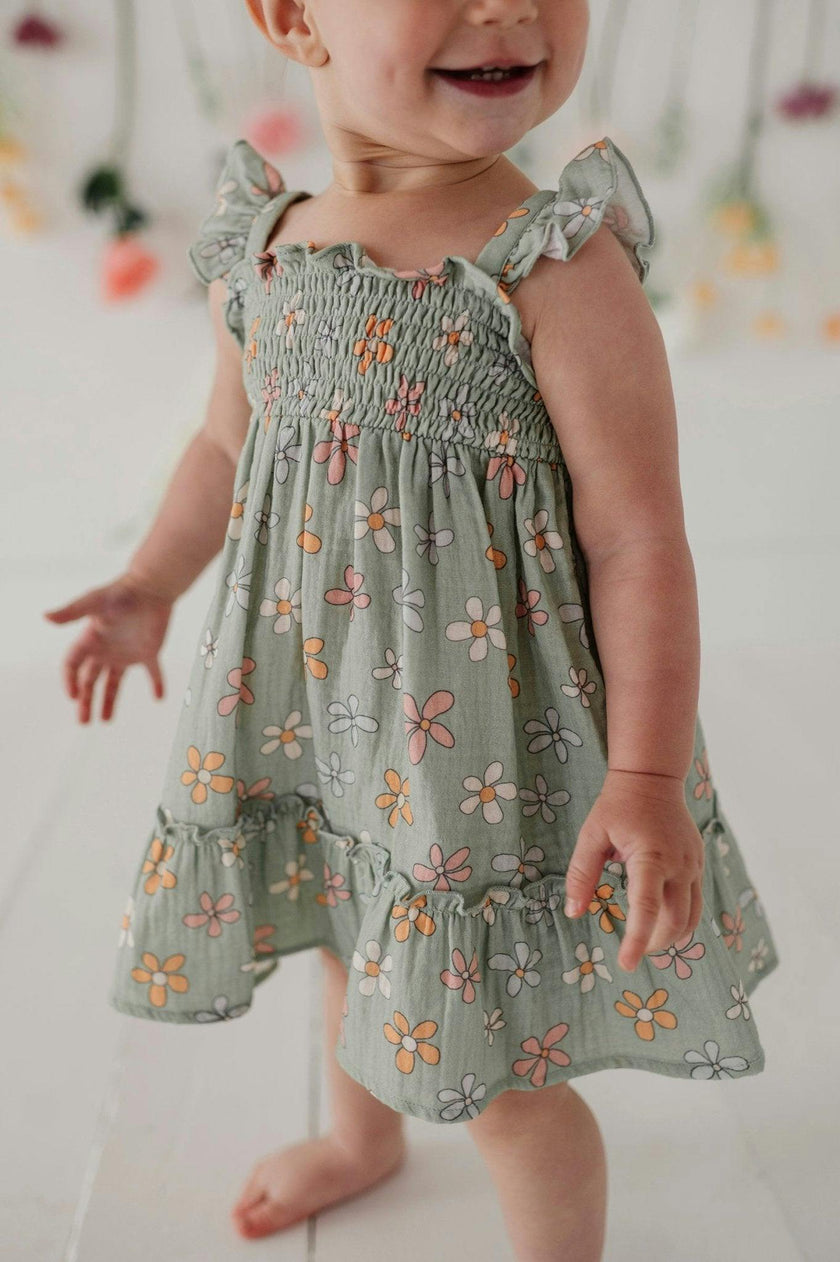 Baby Girl Flutter Dress Set
