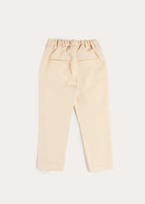 Elasticated Waist Trousers in Cream (18mths-5yrs)