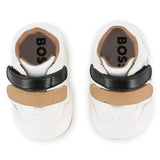 White Branded Baby Sneakers
