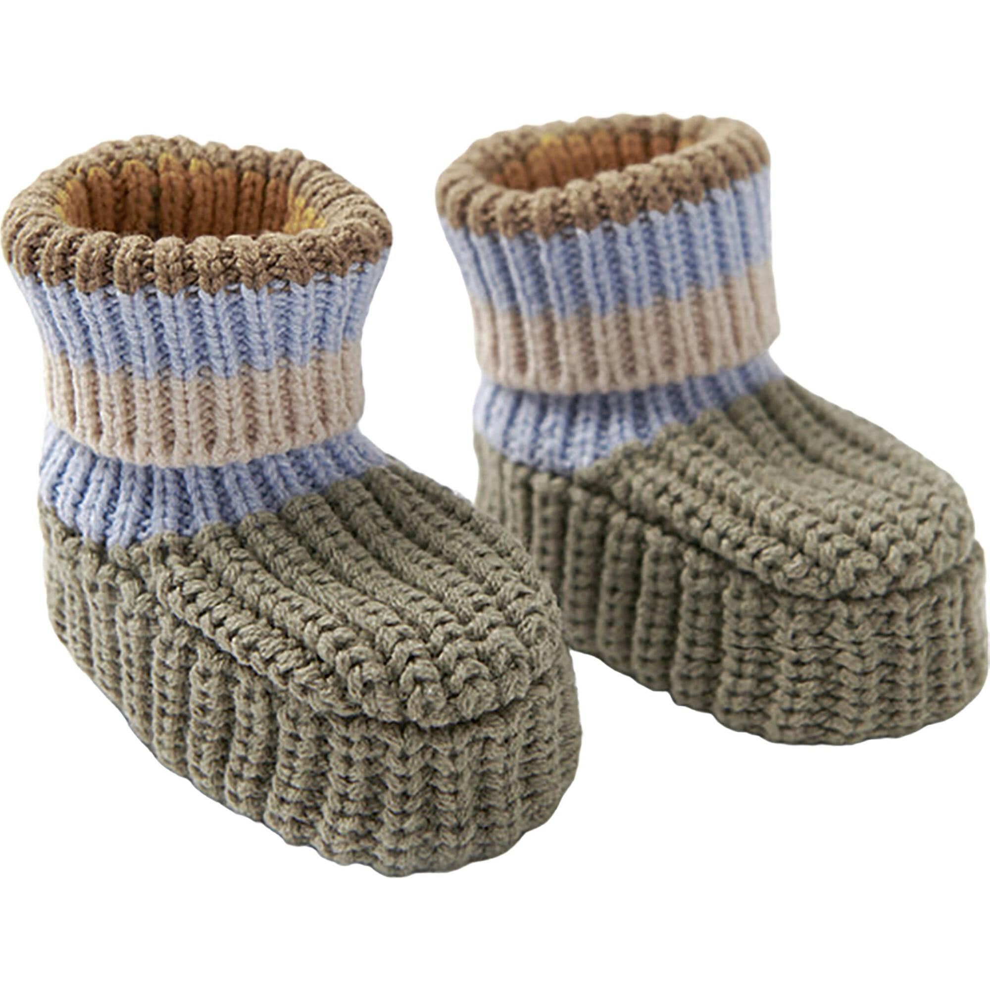 Chunky Ribbed Knit Anti-Grip Sole Slip-On Slippers