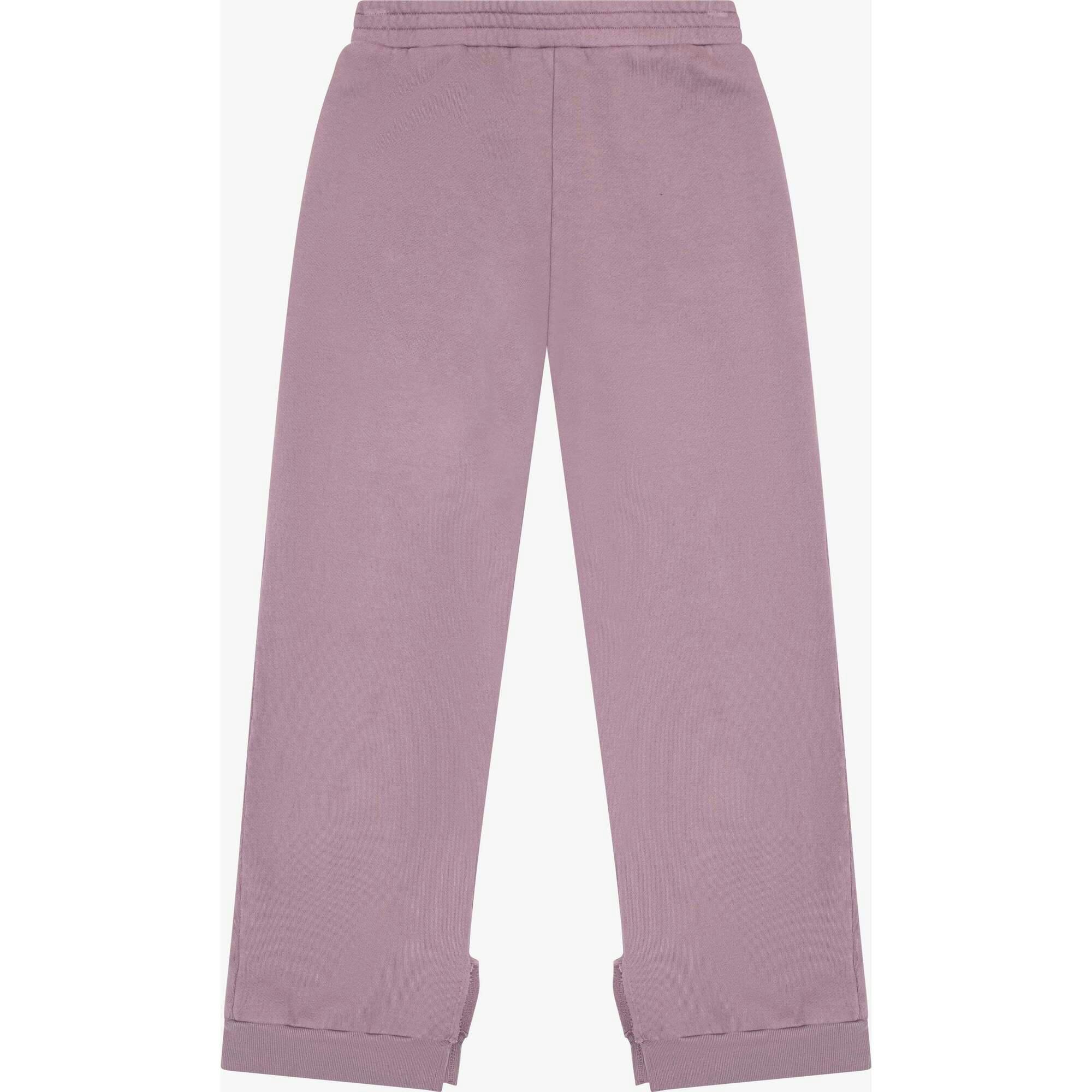 Tenly Cotton Fleece Split Hem Pocket Pant