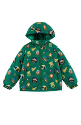 Blake Hooded Reversible Lightweight Down Puffer Jacket, Camping Adventure