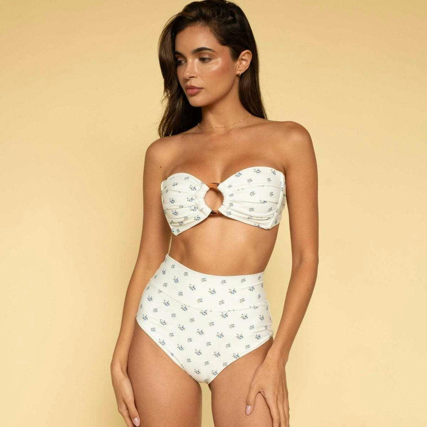 Added Coverage High Rise Bikini Bottom