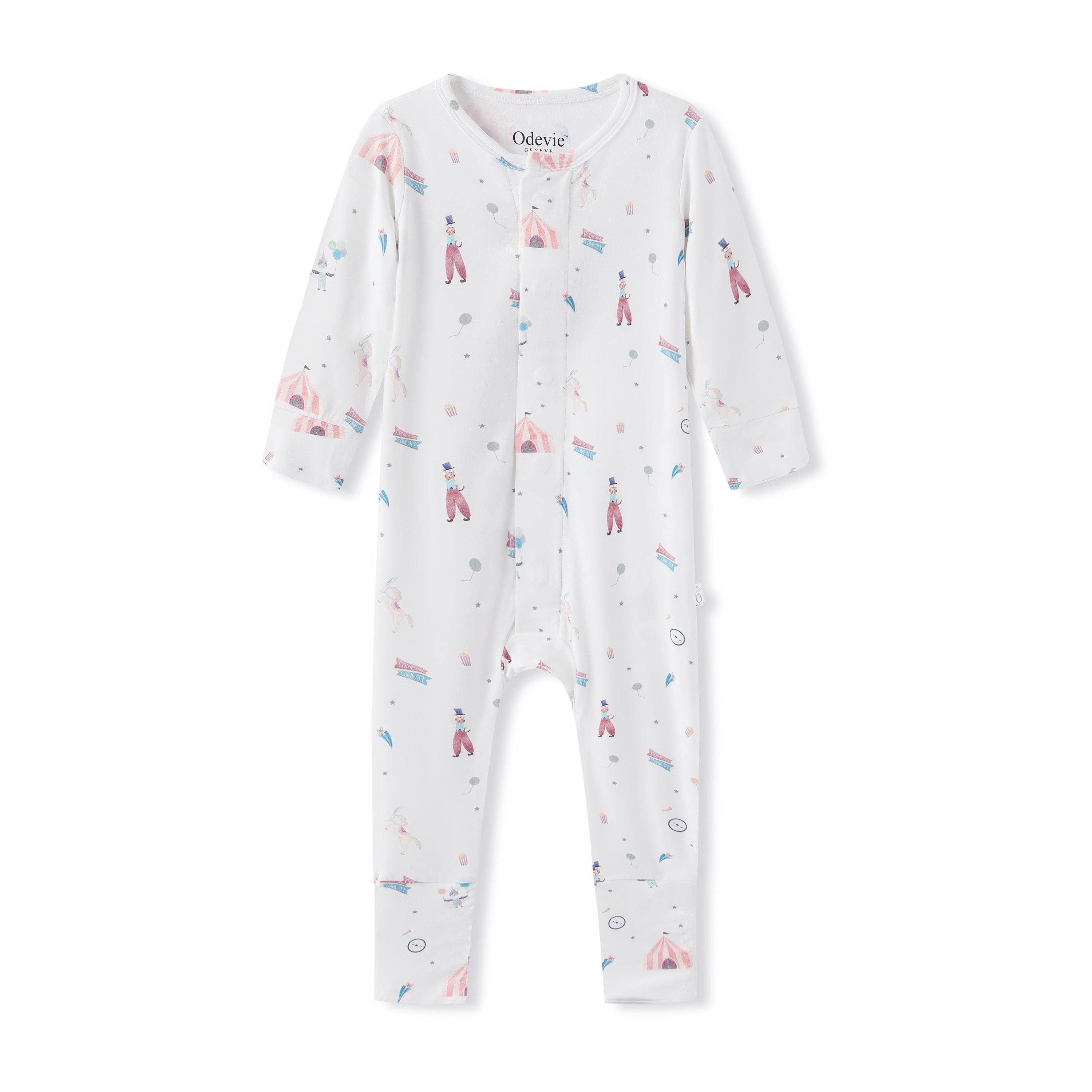 Bamboo Footie Pajama Sleepsuit - Le Cirque