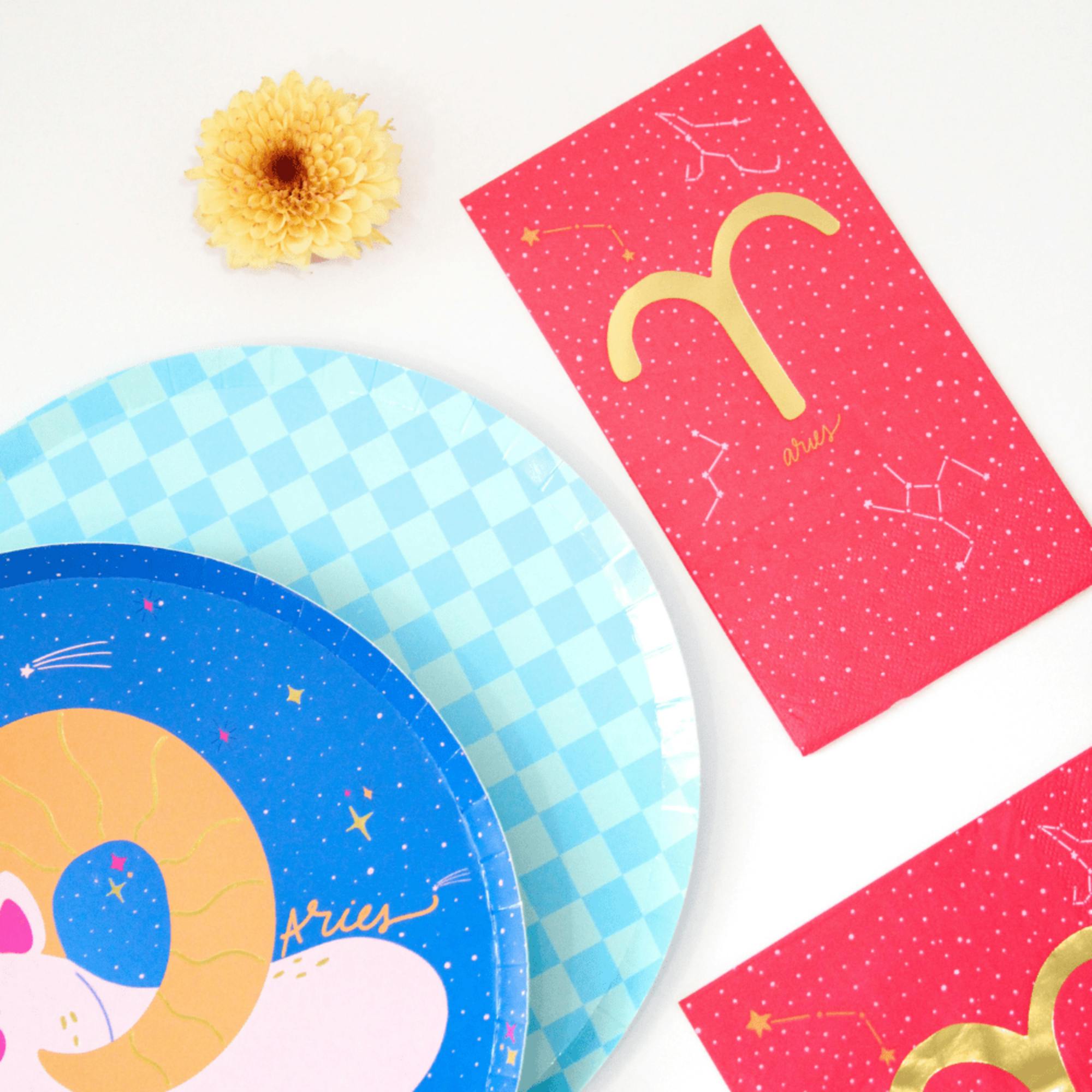 Zodiac Aries Guest Napkins