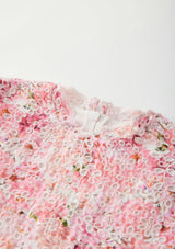 Julietta Cotton Embroidered Mini Dress