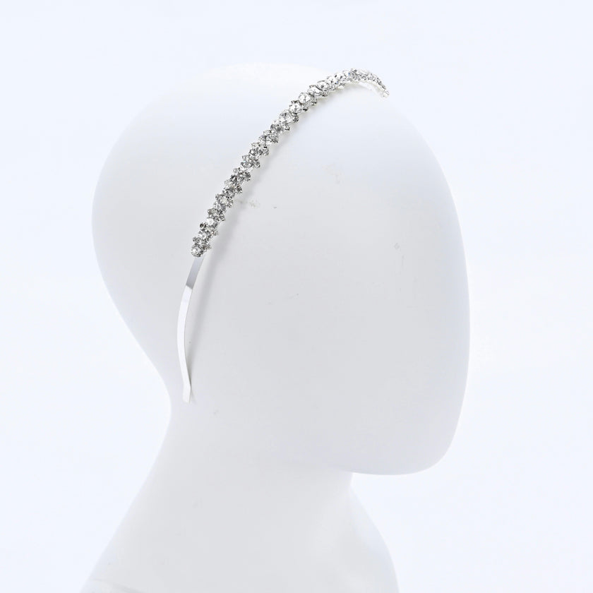 Silver Crystal Headband